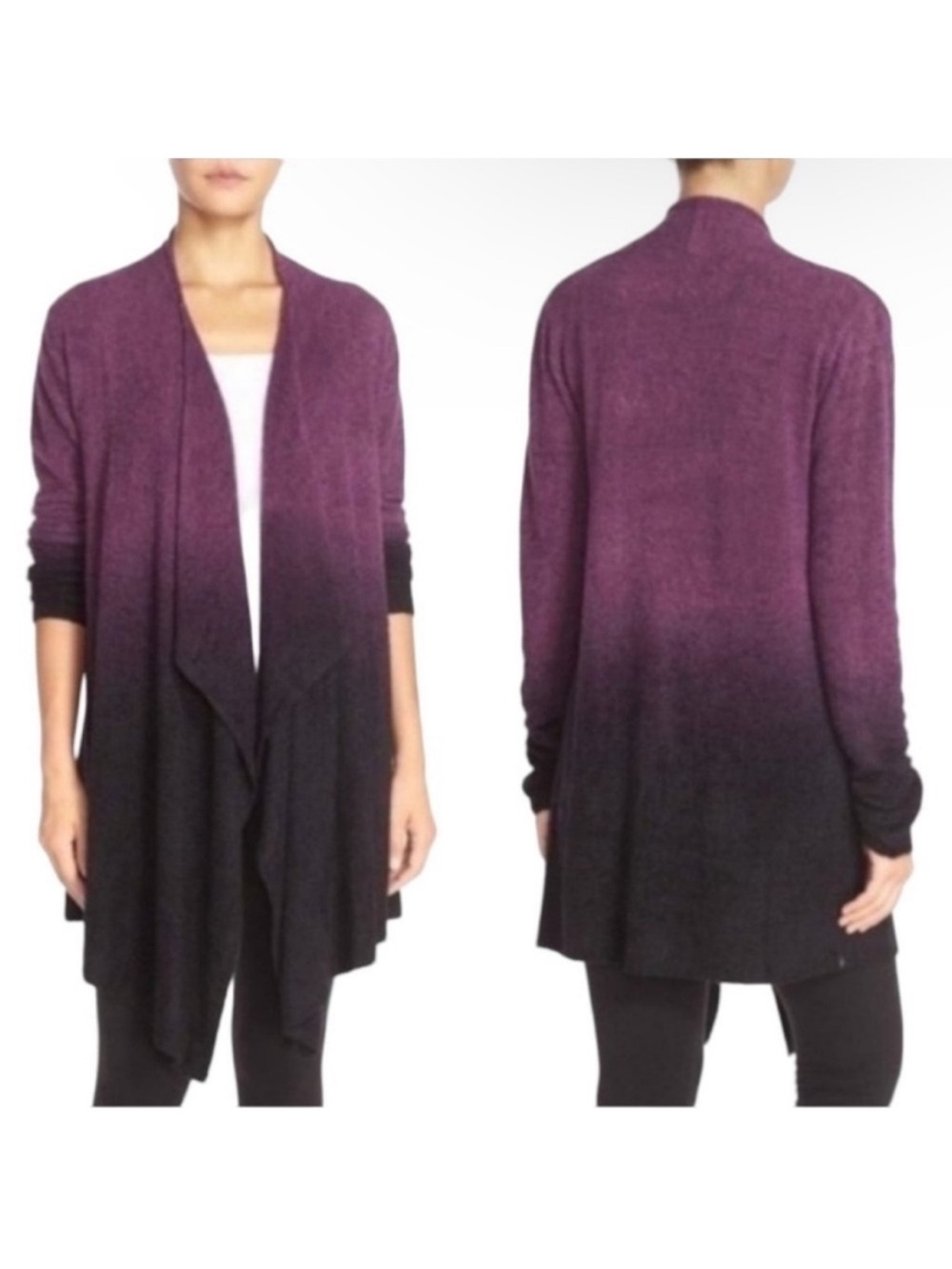 Barefoot Dreams • L/XL Ombre CozyChic Wrap Cardigan